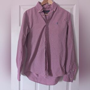Ralph Lauren Red and White Checkered Shirt